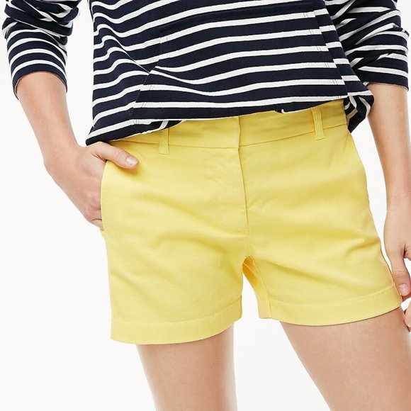 J. Crew Pants - J Crew “Vivid Lemon” Chino Shorts
